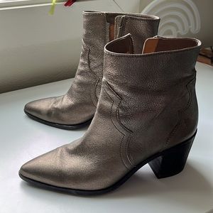 Frye Gold Metallic Size 11 Boots